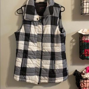 Buffalo plaid vest